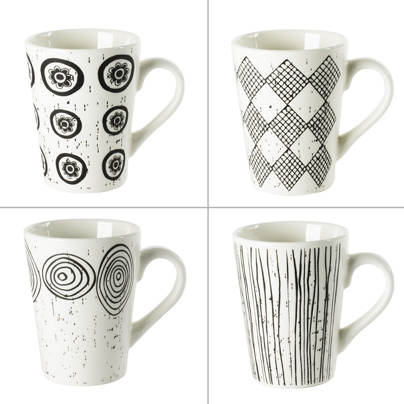 Coffret 4 tasses 18 cl palawan - table et passion