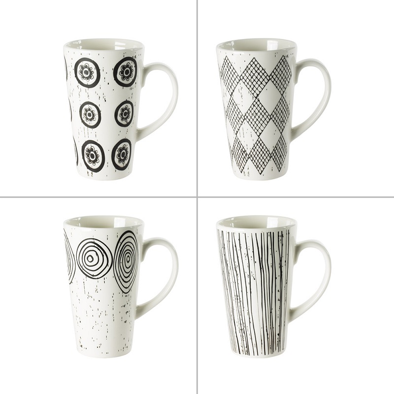 Coffret 4 mugs 34 cl palawan - table et passion