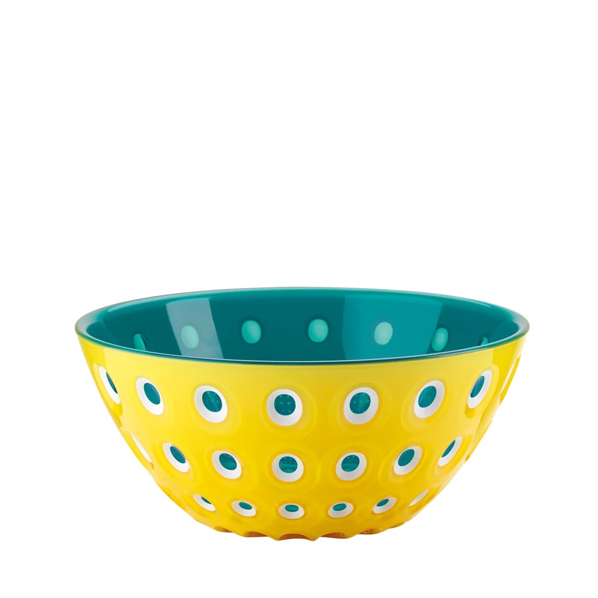 Saladier 20 cm le murrine yellow white aquamarine - jaune - guzzini