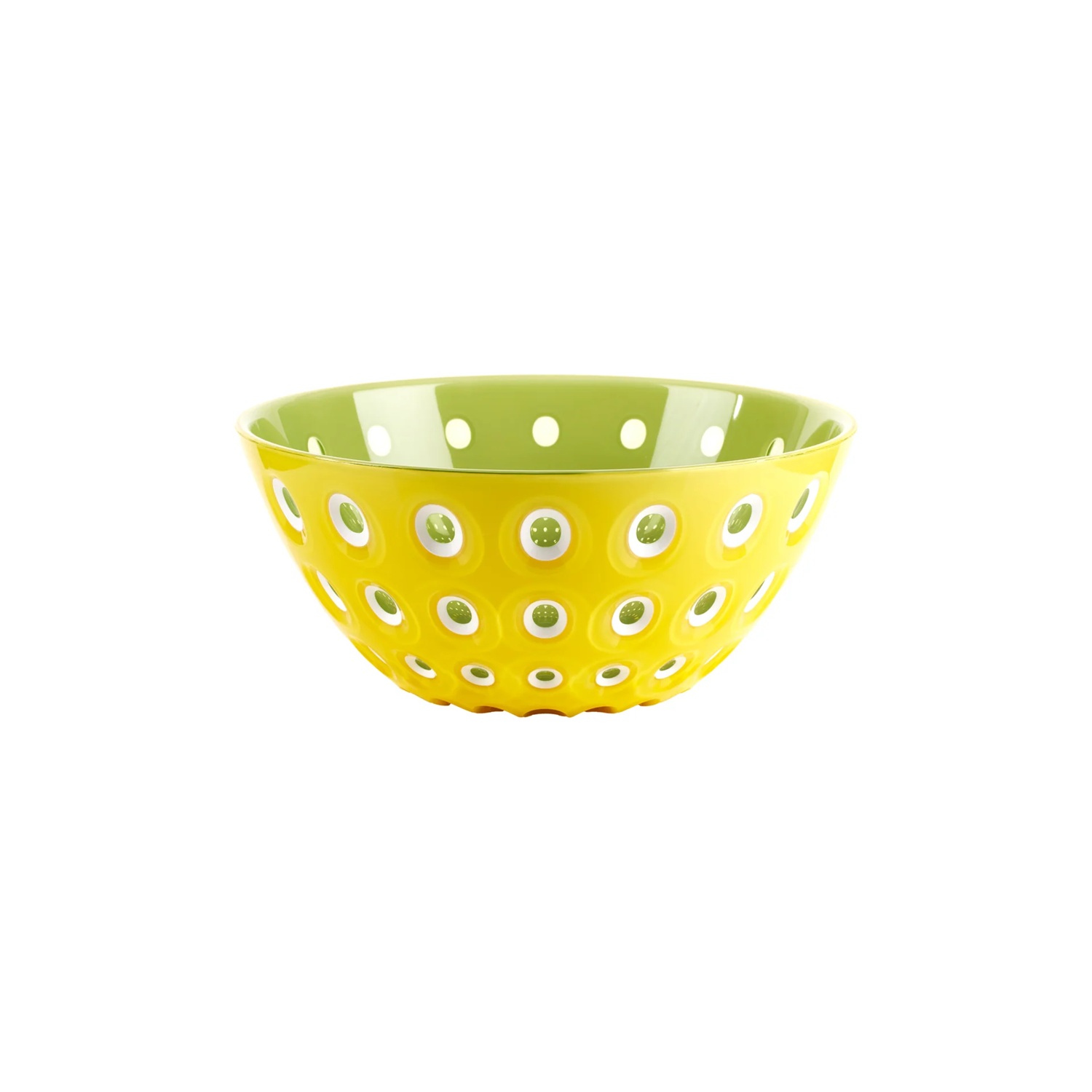 Saladier 20 cm le murrine jaune safran - water lily green - guzzini