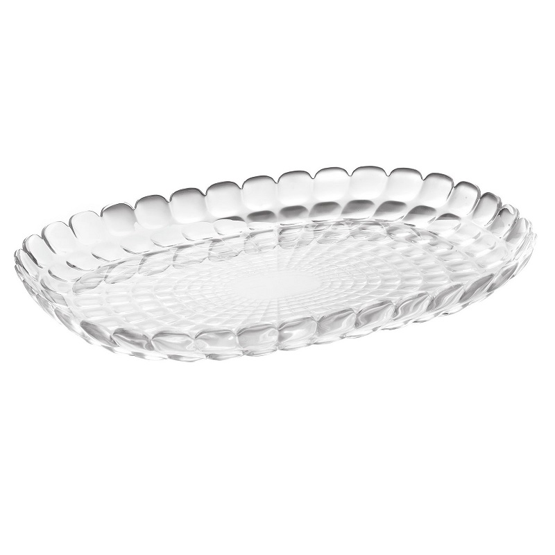 Plateau l tiffany transparent 45 x 31 cm - guzzini