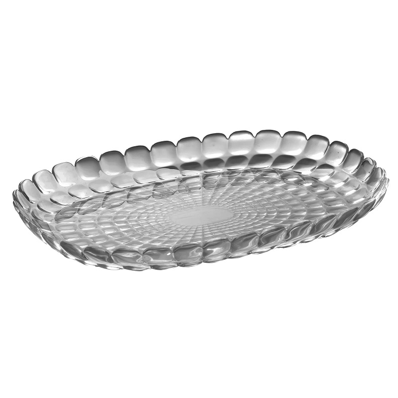 Plateau l tiffany gris 45 x 31 cm - guzzini