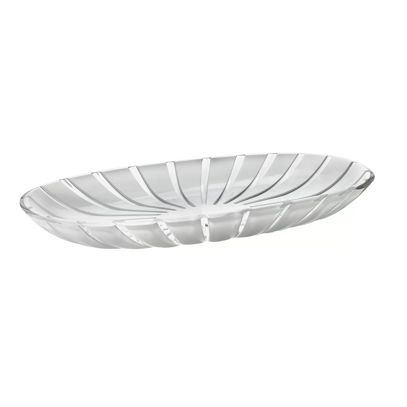 Plat de service bicolore 30 cm grace blanc - guzzini