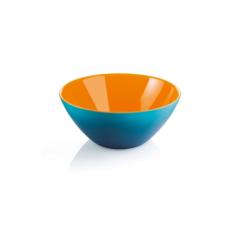 Saladier 20 cm my fusion indigo et orange - guzzini