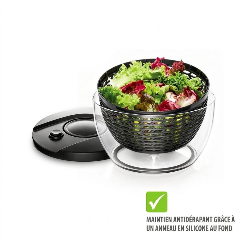 Essoreuse à salade et herbes push it, 3l, ø 21,5 cm - gefu 