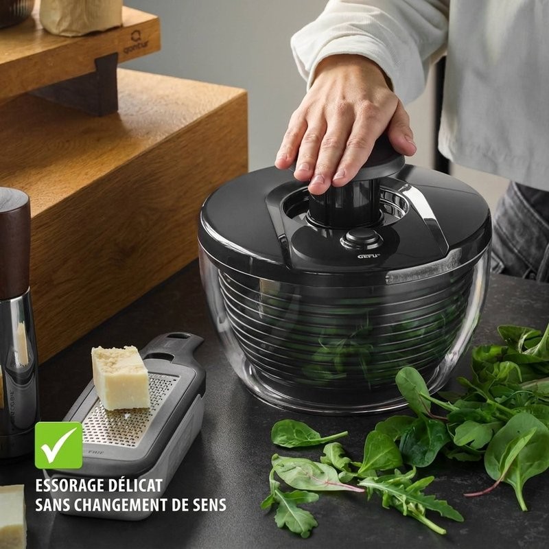 Essoreuse à salade et herbes push it, 3l, ø 21,5 cm - gefu 