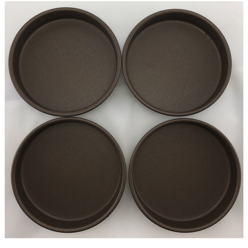 Lot de 4 moules a buns anti-adherent diametre 10 cm - gobel