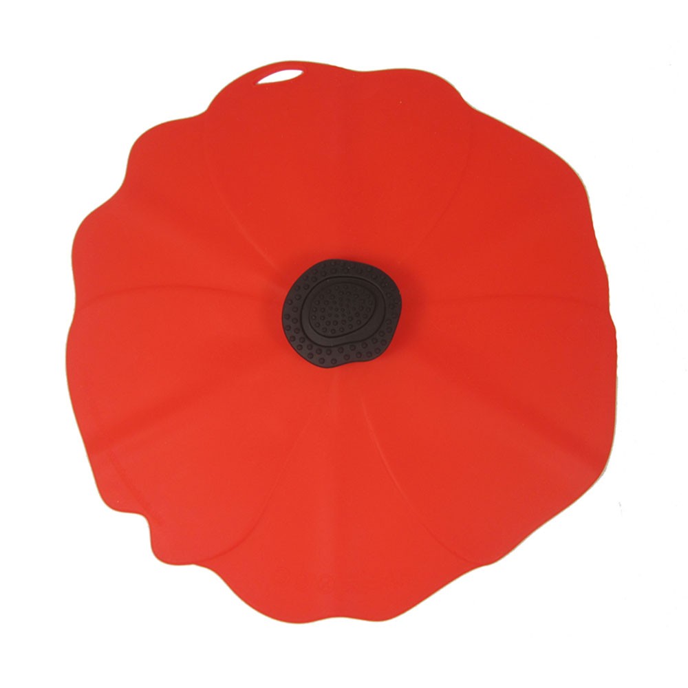 Couvercle en silicone poppy rouge 23 cm - charles viancin