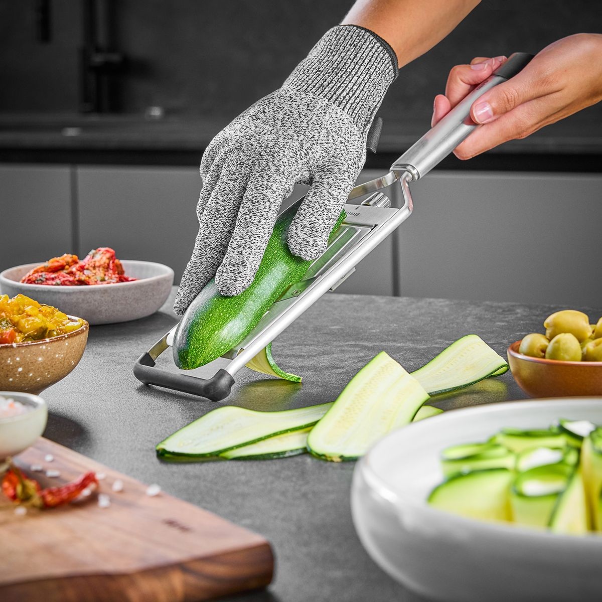 Mandoline en v prime line inox - gefu 
