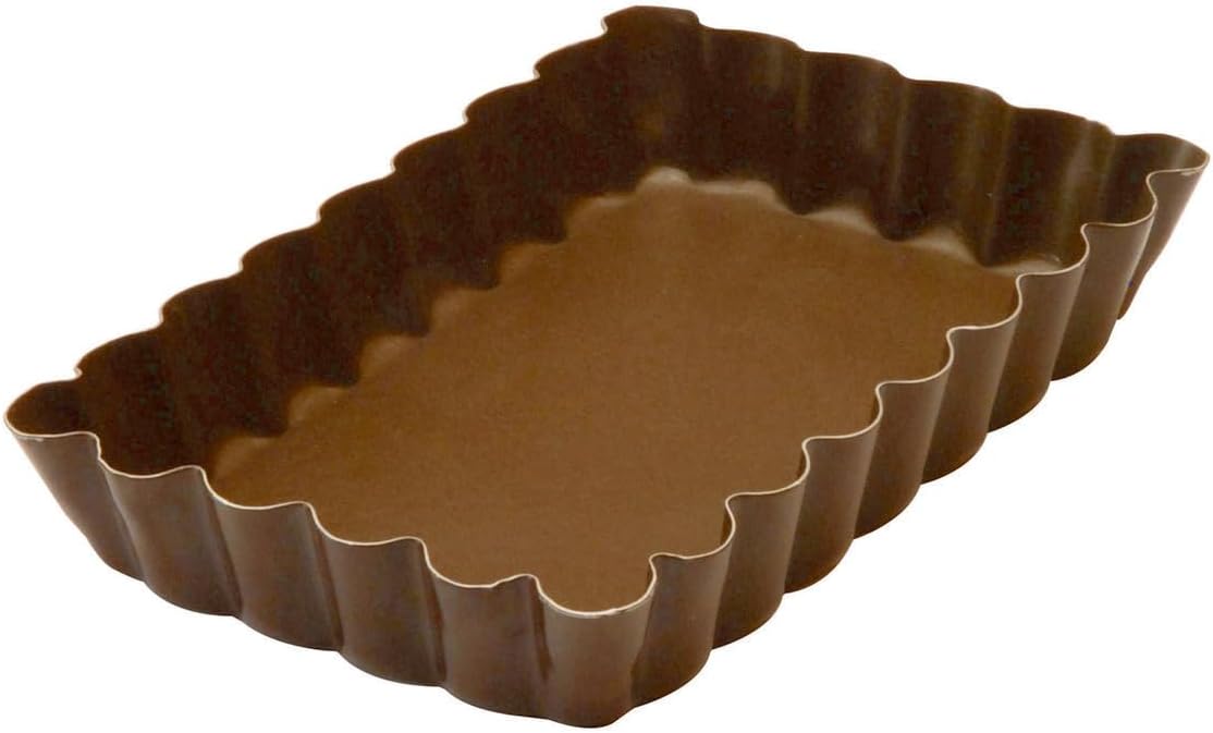 Moule à tartelette rectangulare 13*8,5 cm anti-adhérent - gobel