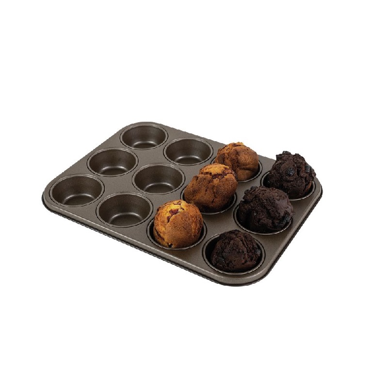 Plaque antiadherente 12 muffins - gobel