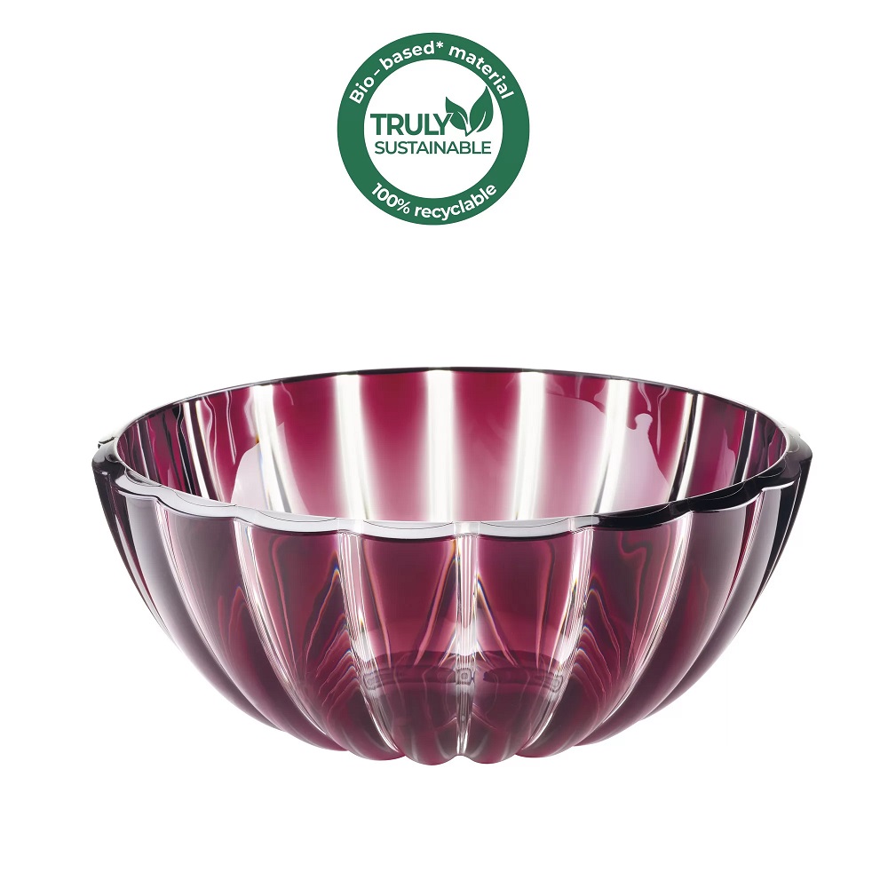 Saladier 25 cm dolcevita rose amethyste 3l - guzzini