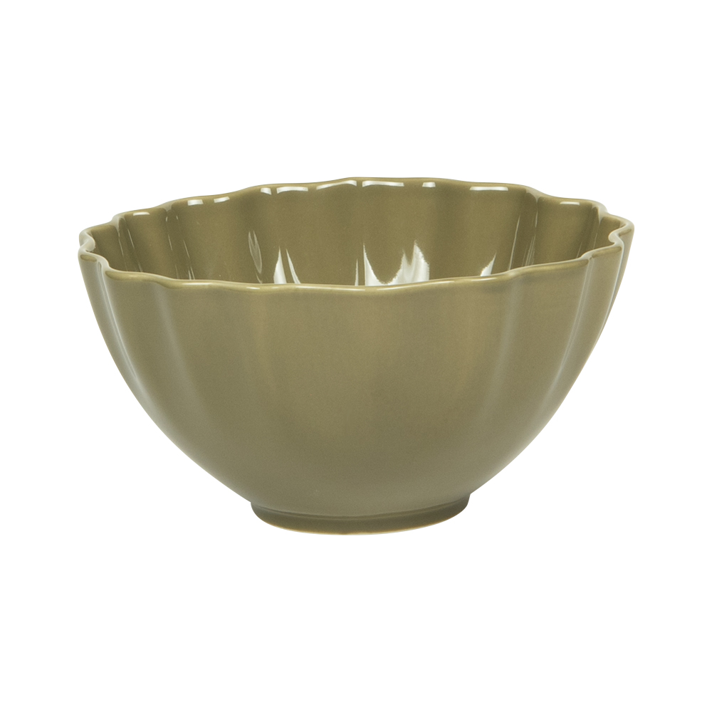 Saladier vert agra 23x12 cm - table et passion 