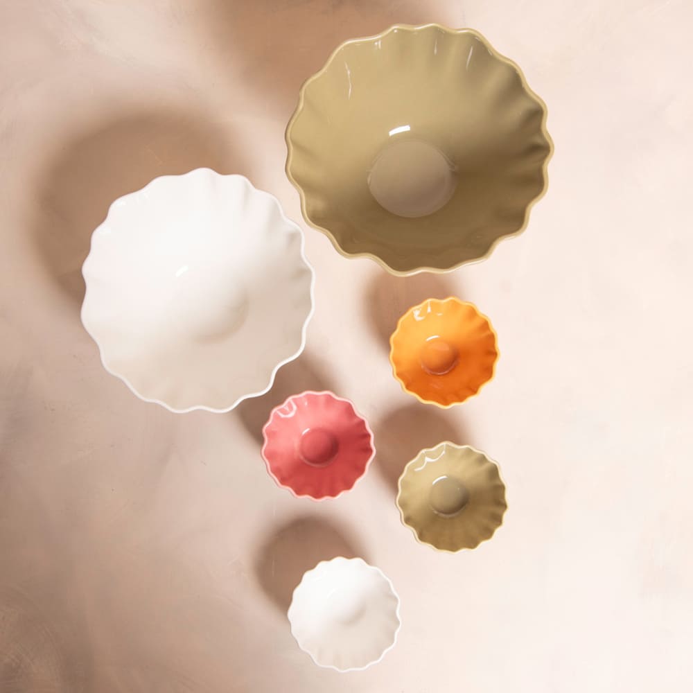 Saladier vert agra 23x12 cm - table et passion 