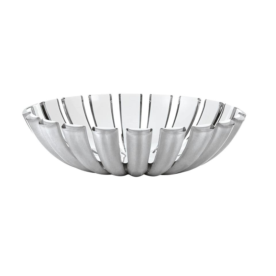Corbeille a pain bicolore grace gris - guzzini
