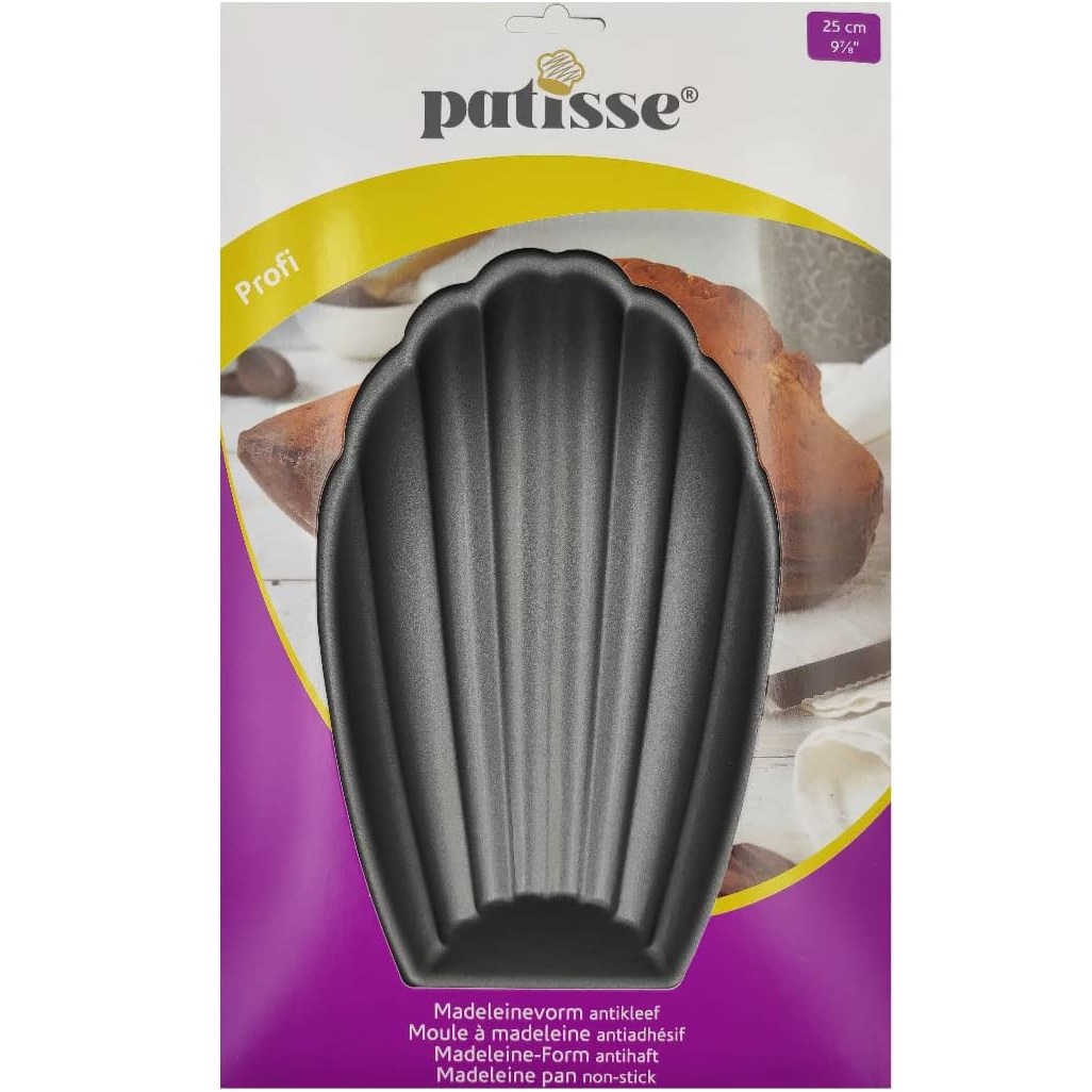 Moule à madeleine xxl 20 cm en acier revêtu - patisse