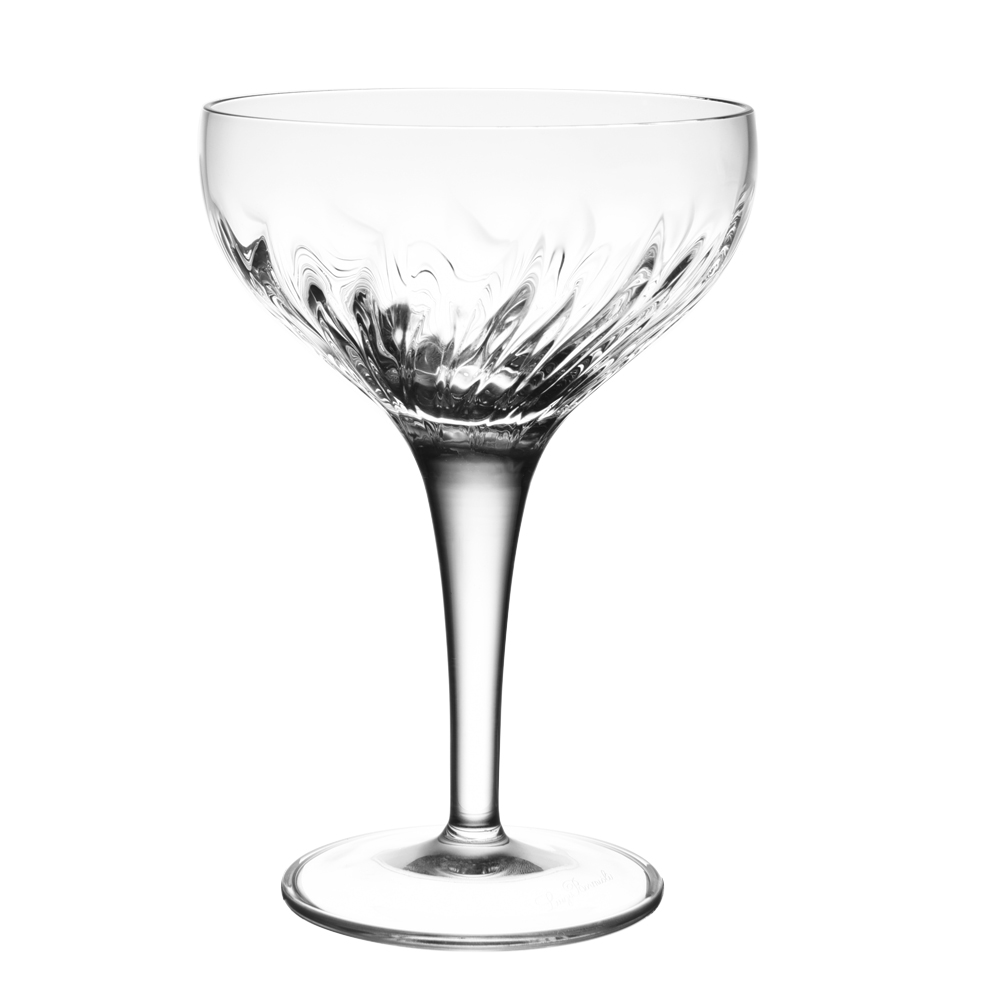 Lot de 6 verres à pied pour cocktail mixology 22 cl martini - luigi bormioli