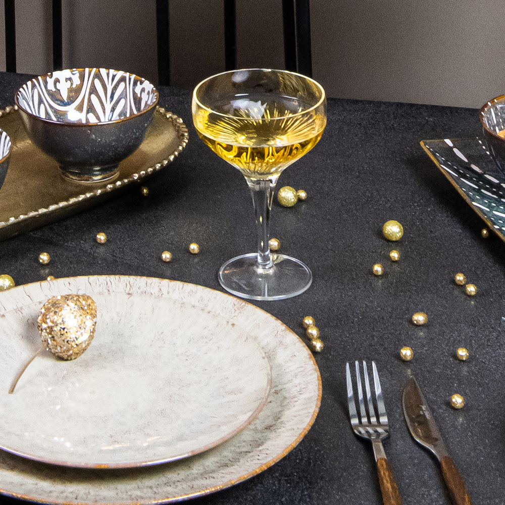 Lot de 6 verres à pied pour cocktail mixology 22 cl martini - luigi bormioli