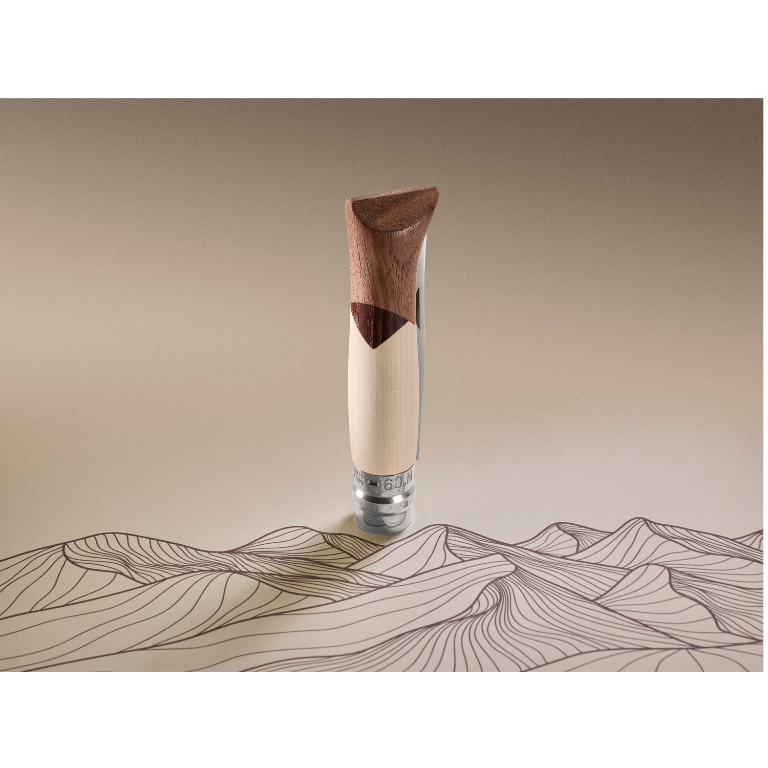 Cîmes - couteau de poche pliable n°9 - opinel 
