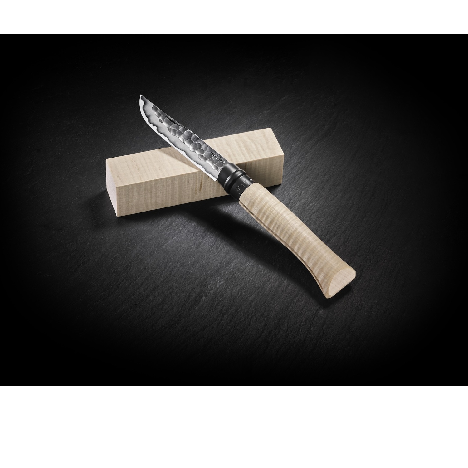 Couteau de poche pliable forgé multicouche shiori n°10 - opinel 