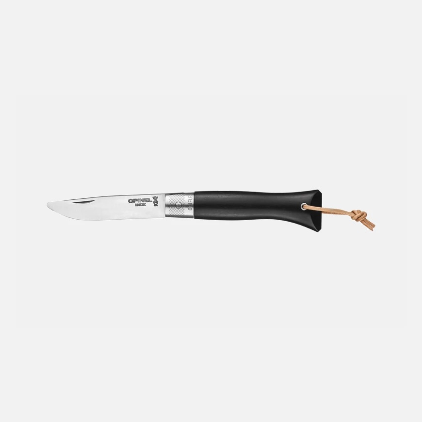 Couteau de poche pliable à bout rond opiflex neo6 ébène- opinel 