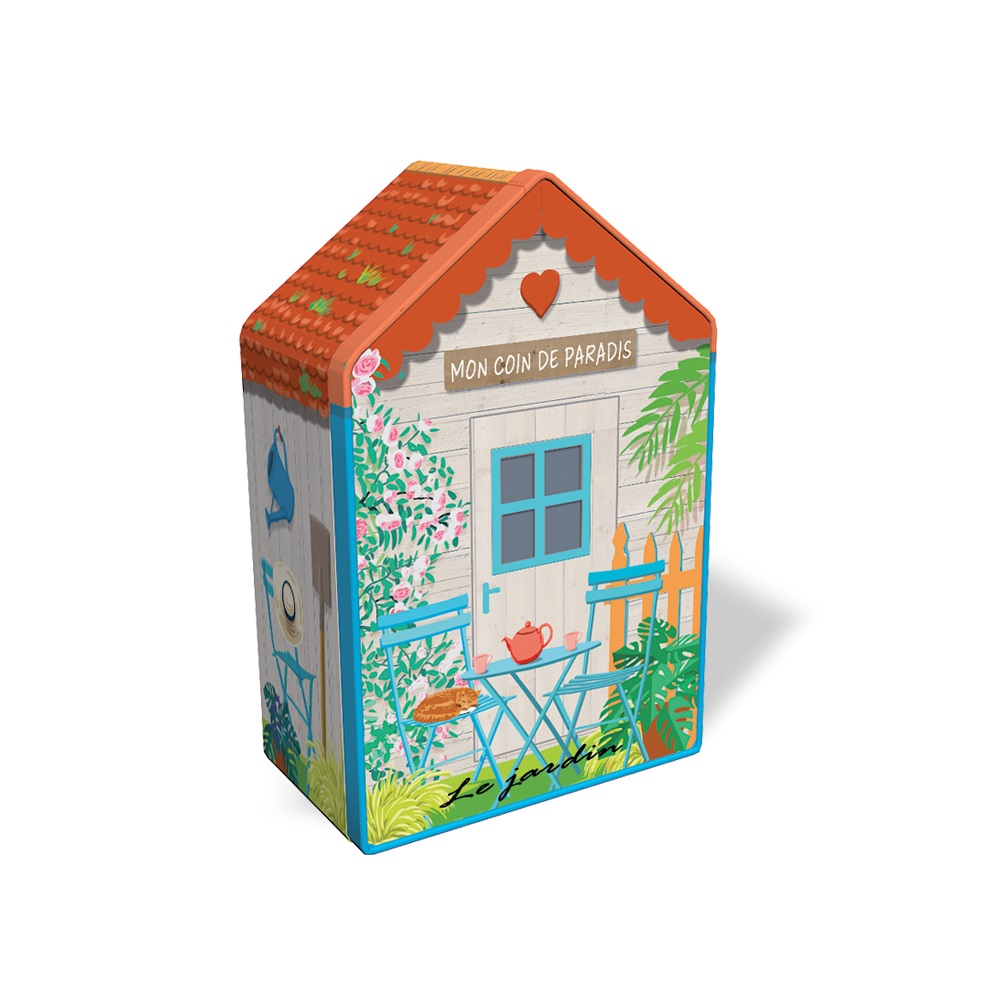 Boite maison 15 x10 cm mon coin de paradis - moldeo