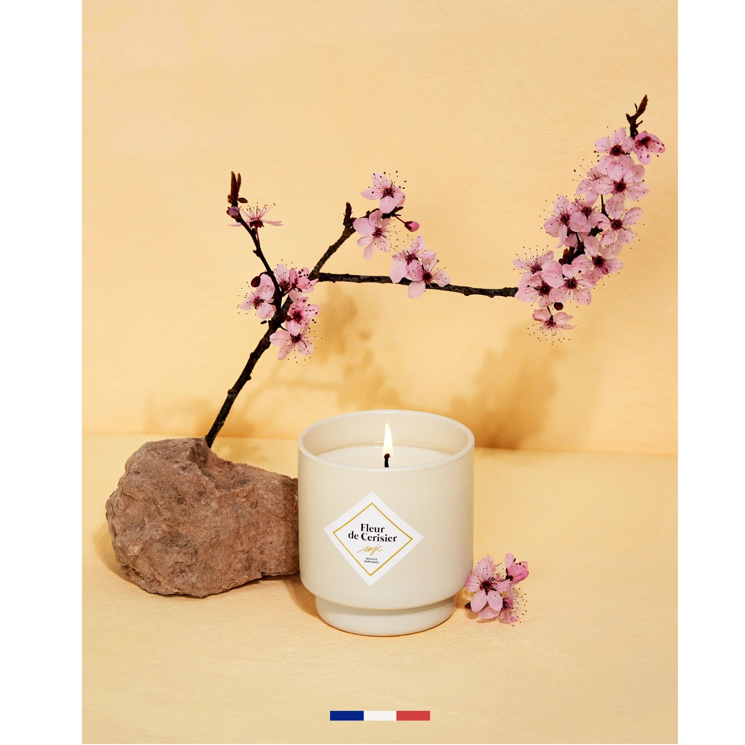 Bougie parfumée fleur de cerisier classique 180g 36h - my jolie candle