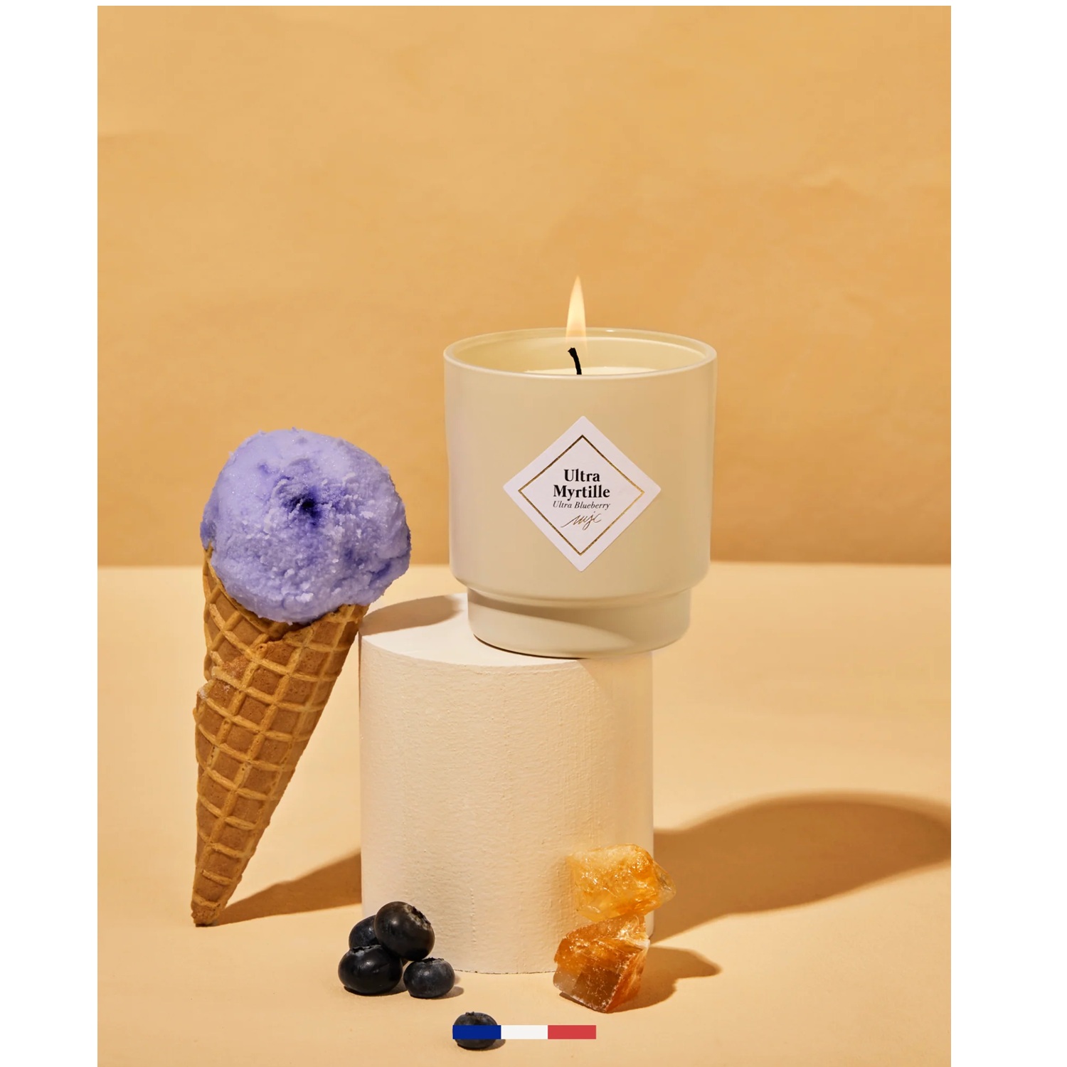 Bougie parfumée ultra myrtille classique 180g 36h - my jolie candle