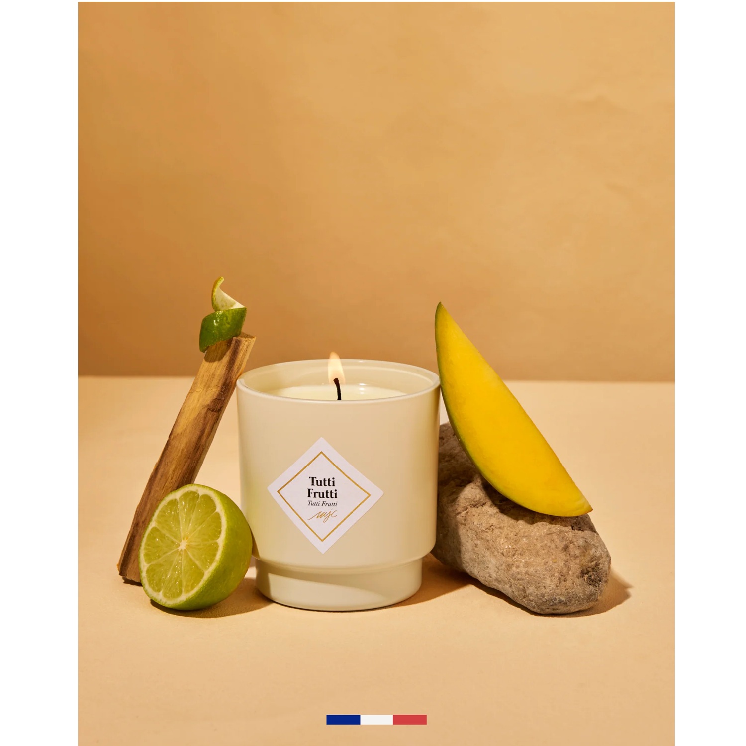 Bougie parfumée tutti frutti classique 180g 36h - my jolie candle