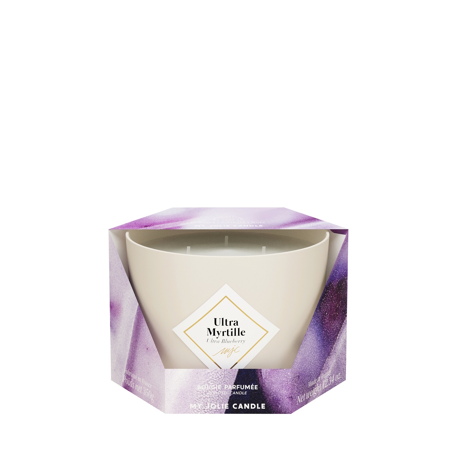 Bougie parfumée ultra myrtilles classique 350g - my jolie candle