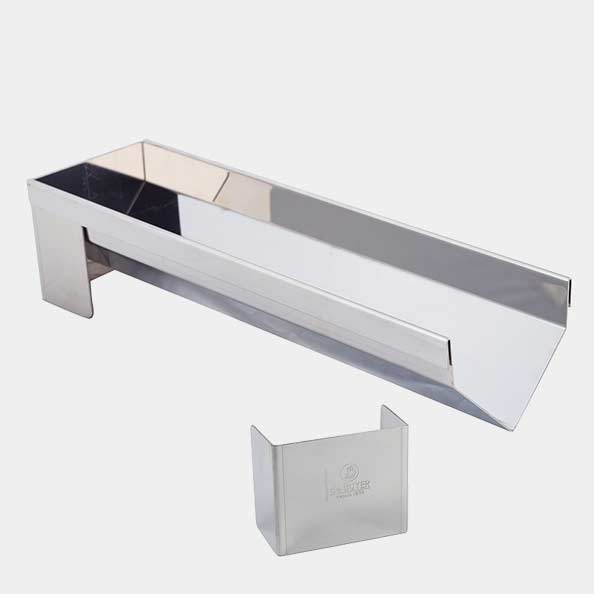 Gouttiere demontable triangulaire a buche 30x8 cm - de buyer