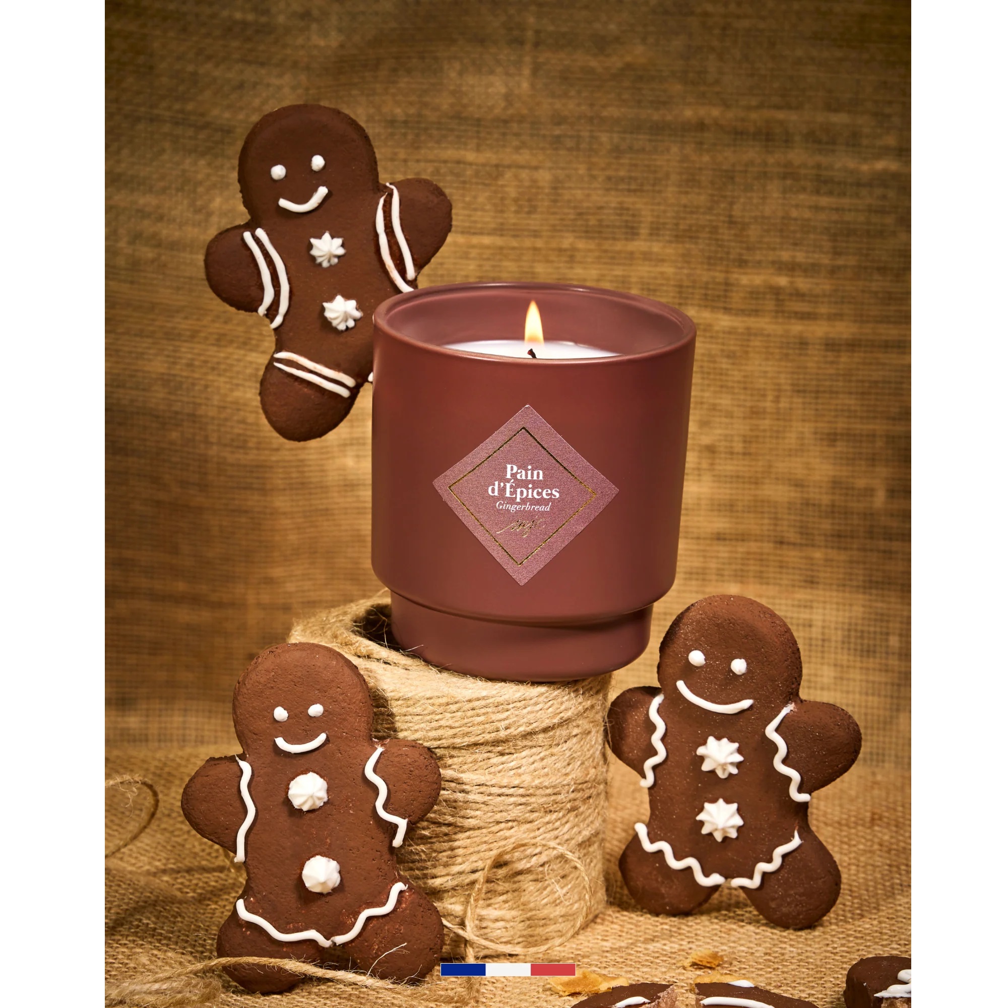 Bougie parfumée pain d"épices 180g 36h - my jolie candle