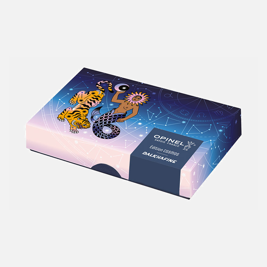 Couteau de poche n°08 édition limitée cosmos dalkhafine - opinel 