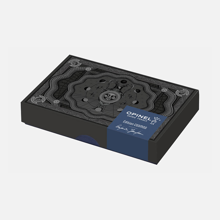 Couteau de poche n°08 édition limitée cosmos benjamin jeanjean - opinel 