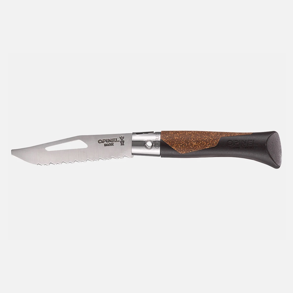 Couteau de poche pliable, néo7 alpine brun noir - opinel 