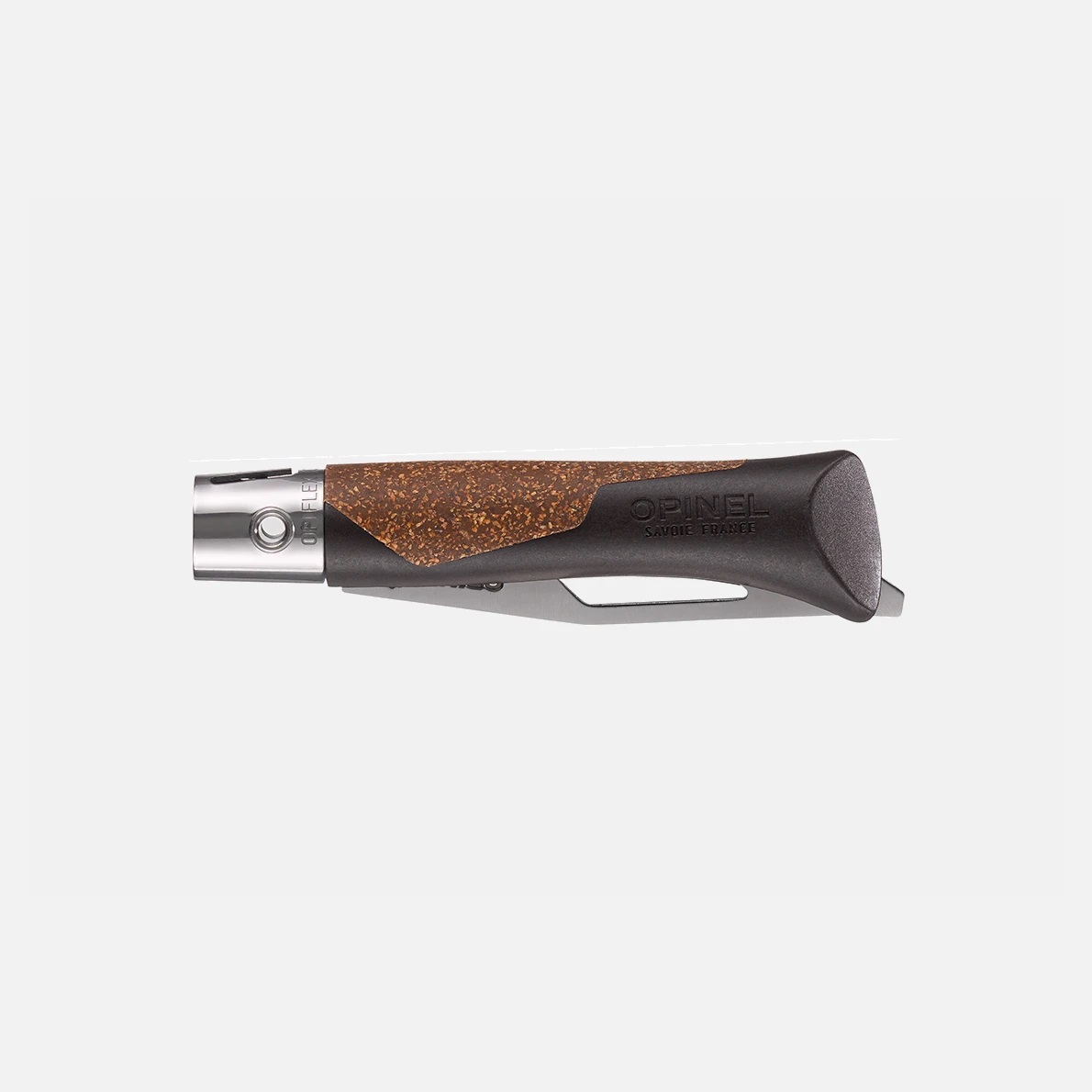 Couteau de poche pliable, néo7 alpine brun noir - opinel 