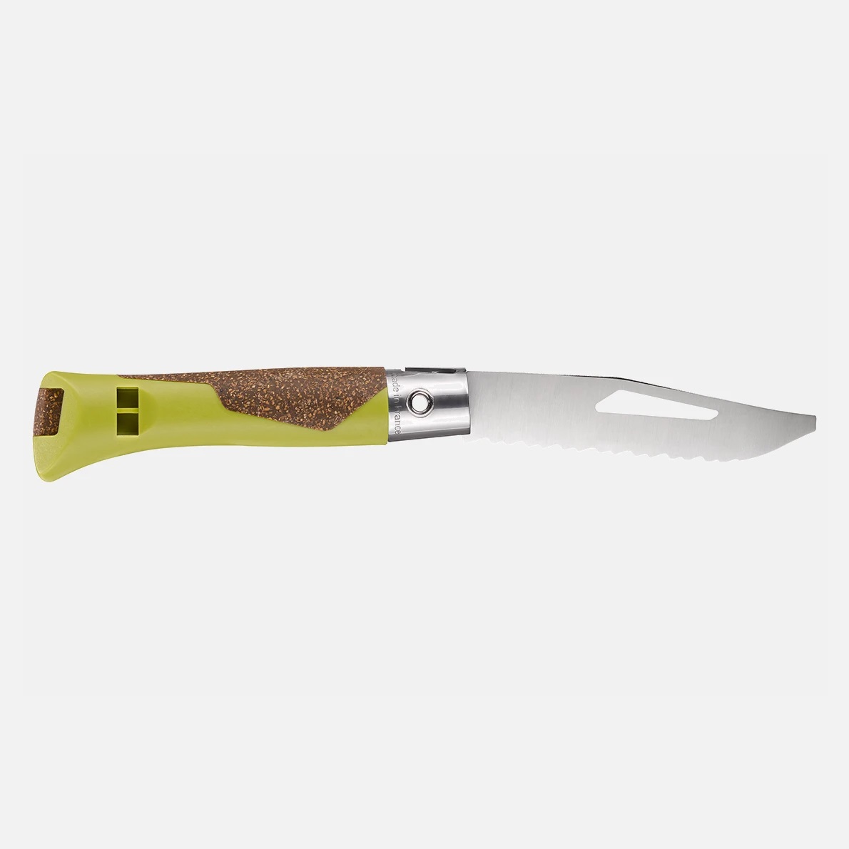 Couteau de poche pliable, néo7 alpine vert tilleul - opinel 