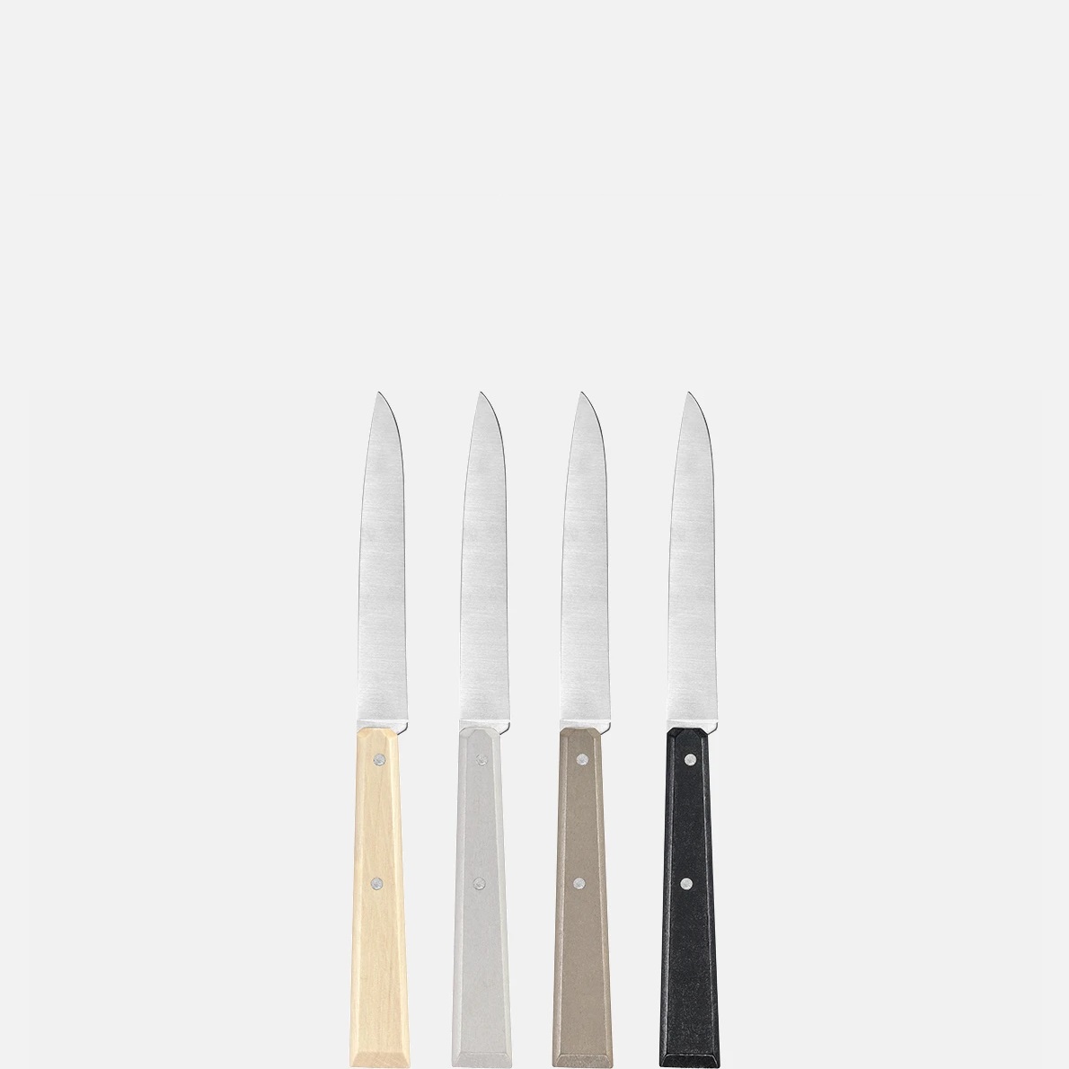 Coffret de 4 couteaux de table, bon appétit bois, n°125 minéral - opinel 