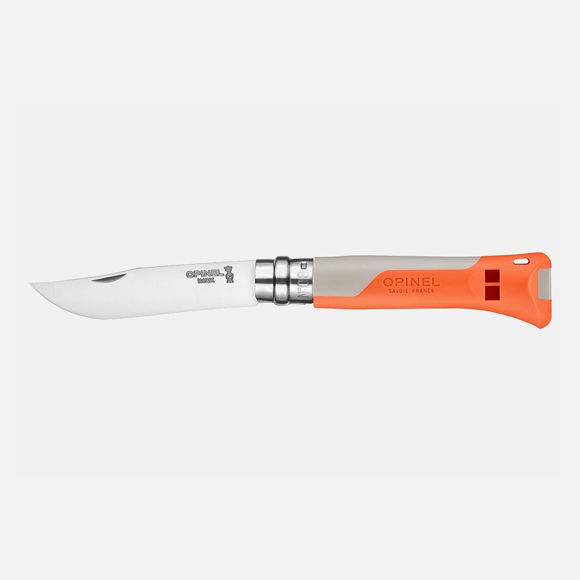 Couteau de poche pliable, n°08 horizon sable orange - opinel 