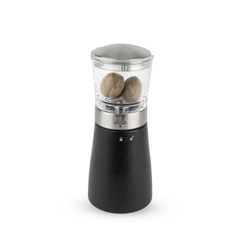 Madras moulin a muscade bois et acryl 15 cm - peugeot saveurs