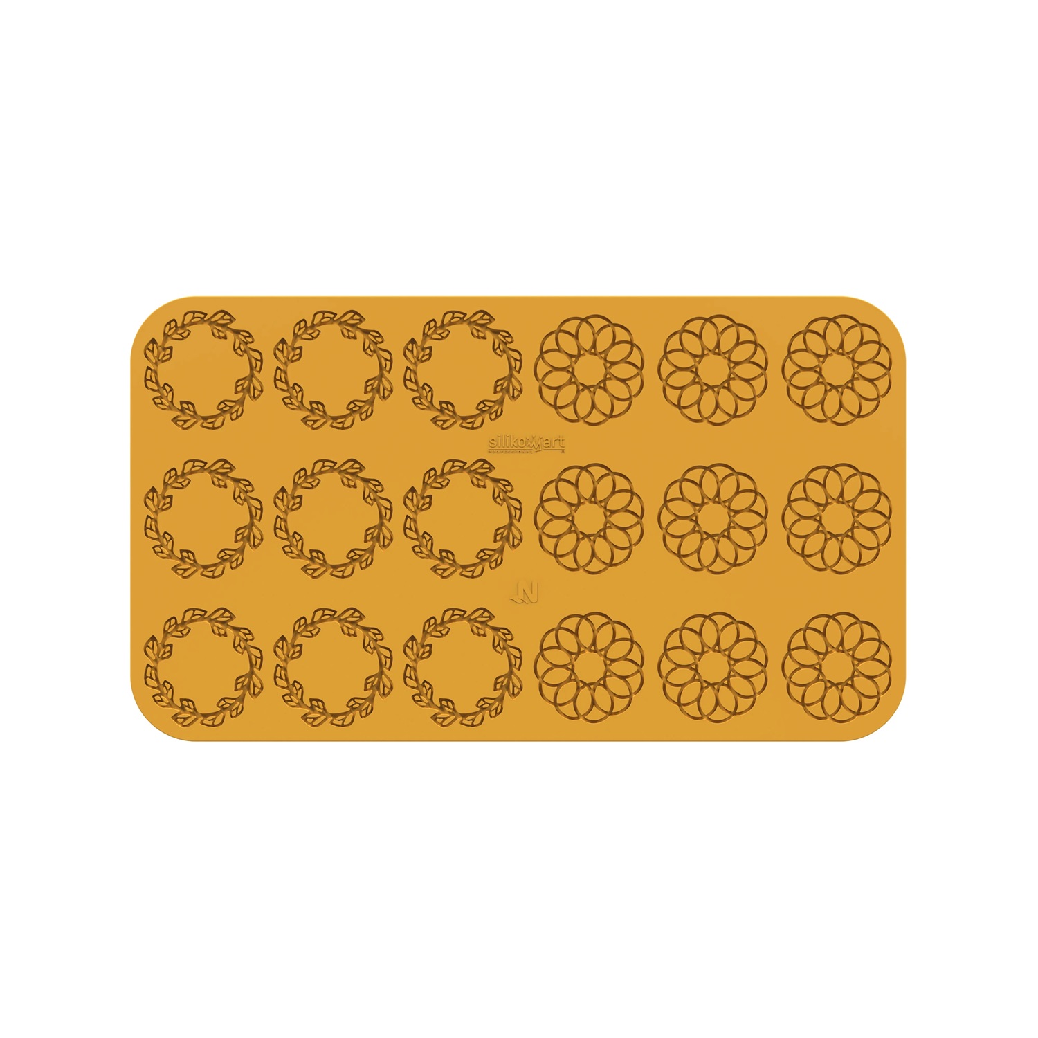 Corona moule en silicone pour confectionner des décors de gateau en forme de couronnes - silikomart