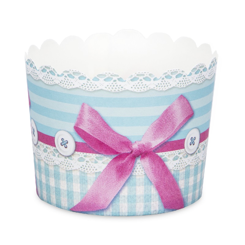 Lot de 12 caissettes cupcake cups en papier "pour toi"- stadter