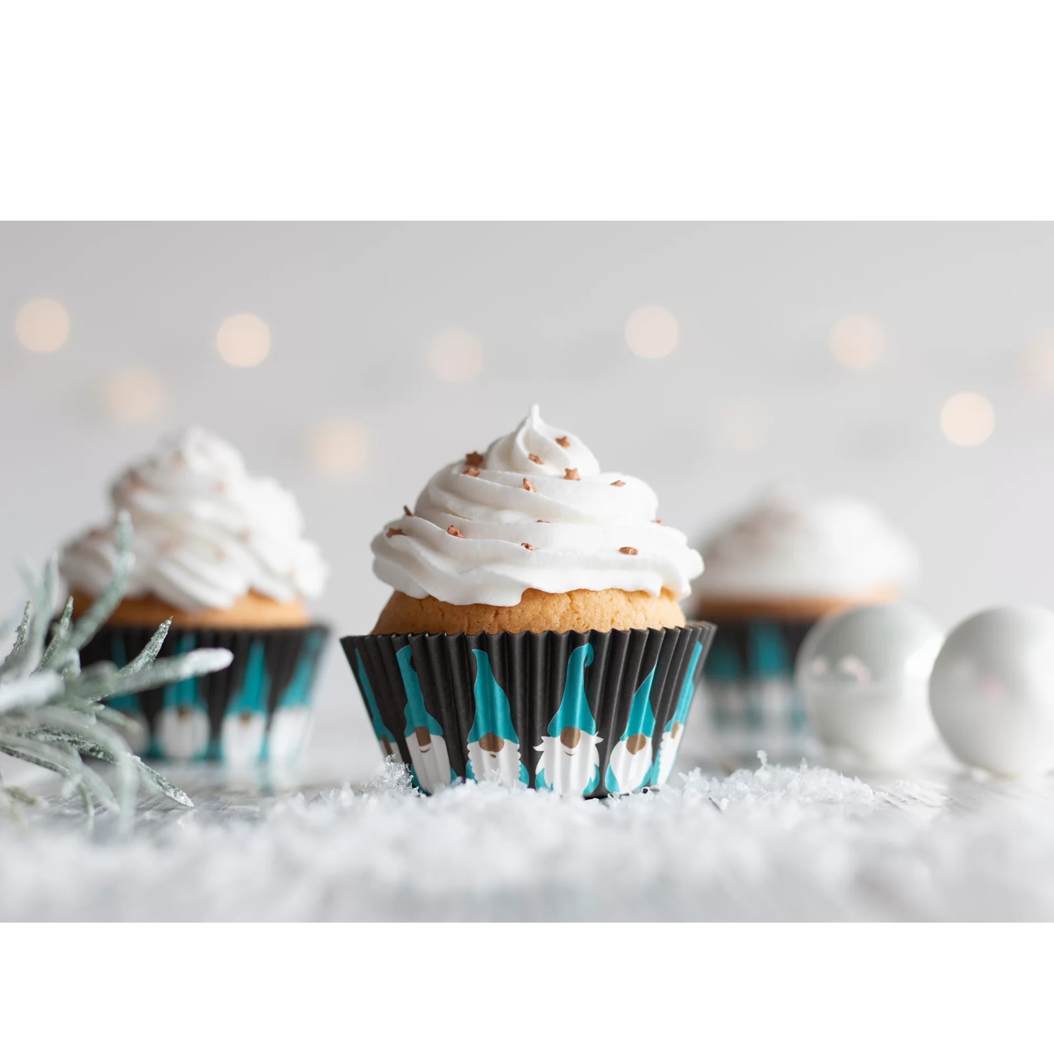 Lot de 50 caissettes en papier à usage unique pour muffins ø7 cm lutin - staedter