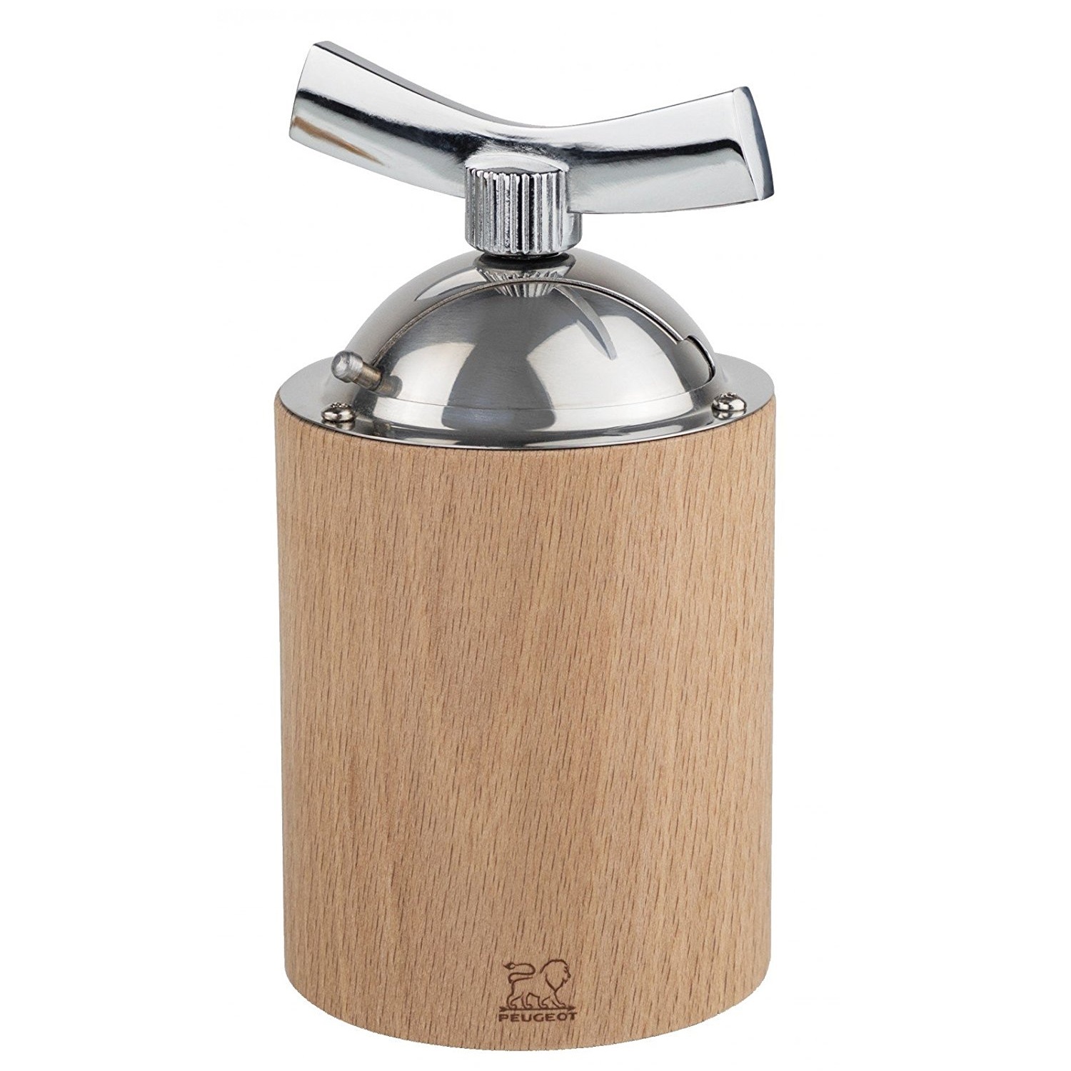 Isen moulin manuel a graines de lin en bois naturel 13 cm - peugeot saveurs 