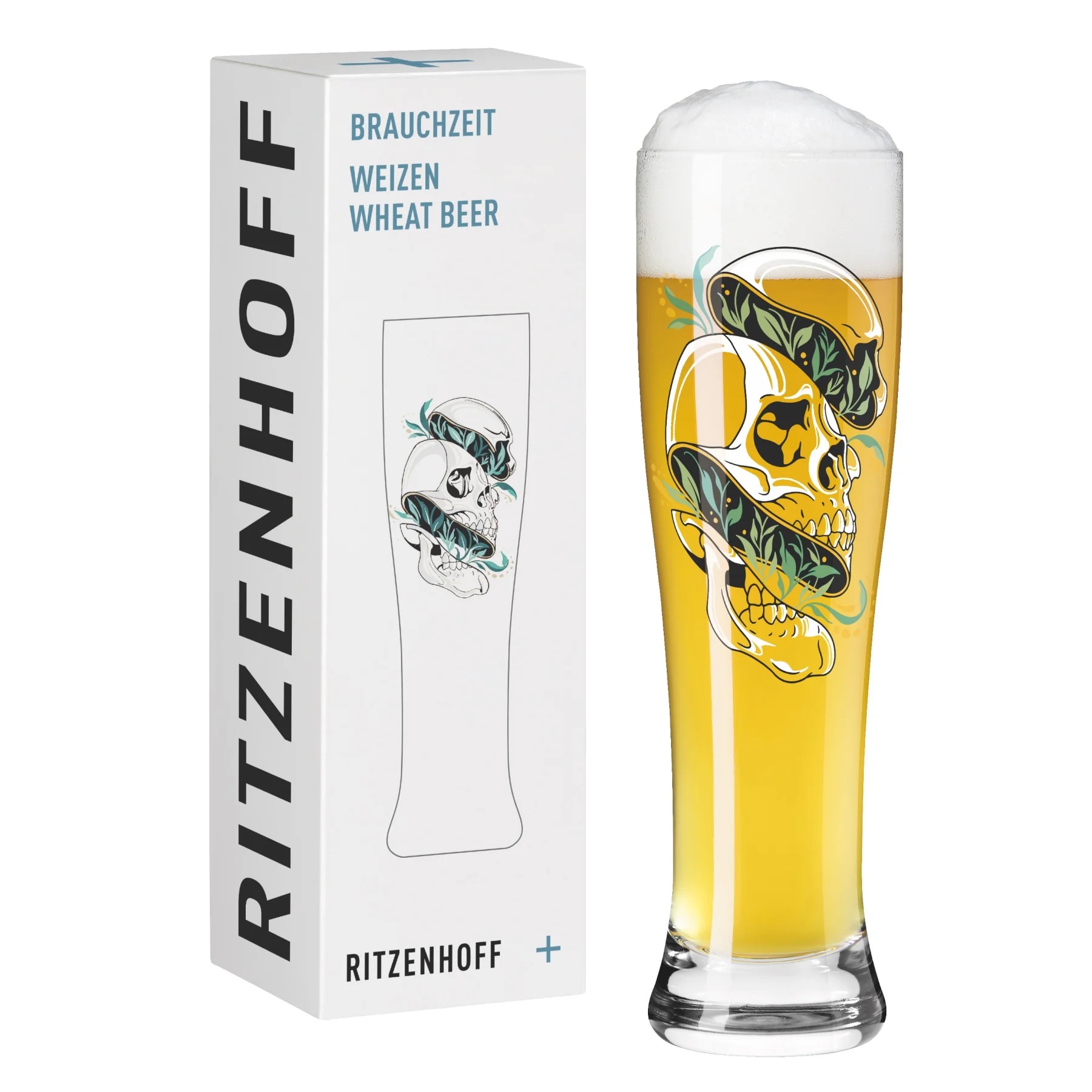 Verres à bière blanche , skull, collection iain macarthur 2025 - ritzenhoff