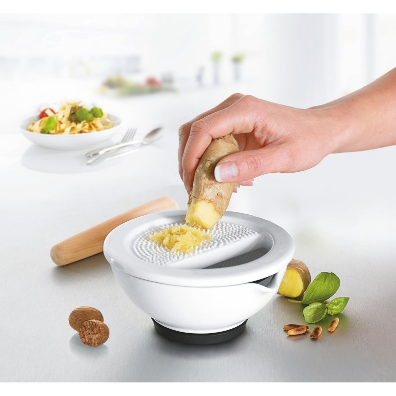 Suri mortier en porcelaine avec rape 13,5 cm - gefu