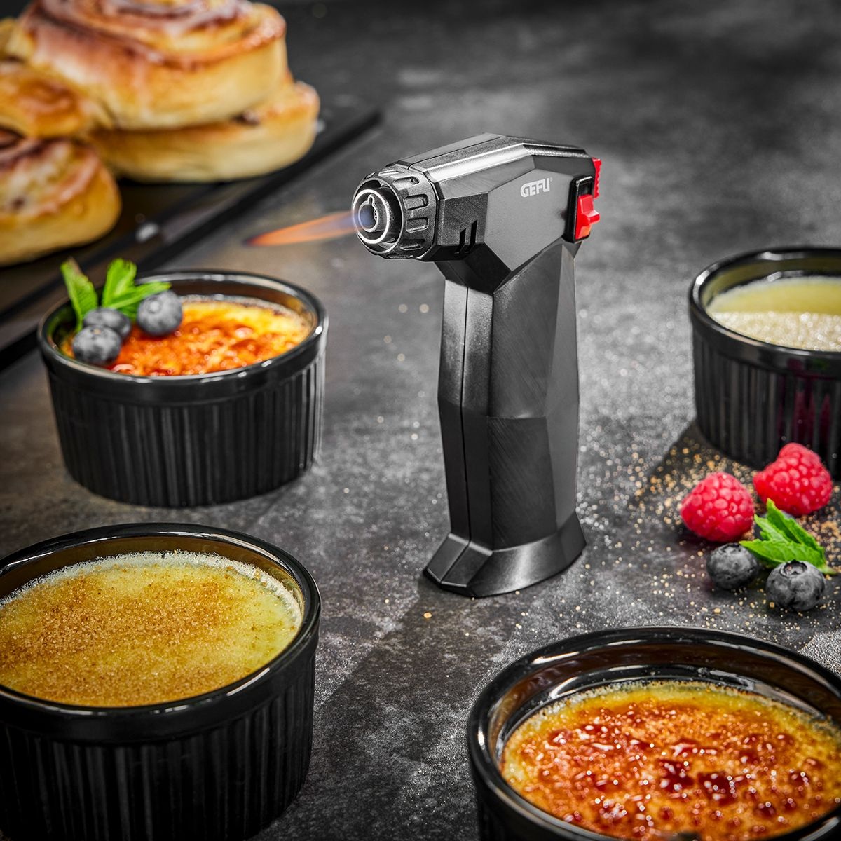 Coffret à crème brulée zuca 5 pièces - gefu