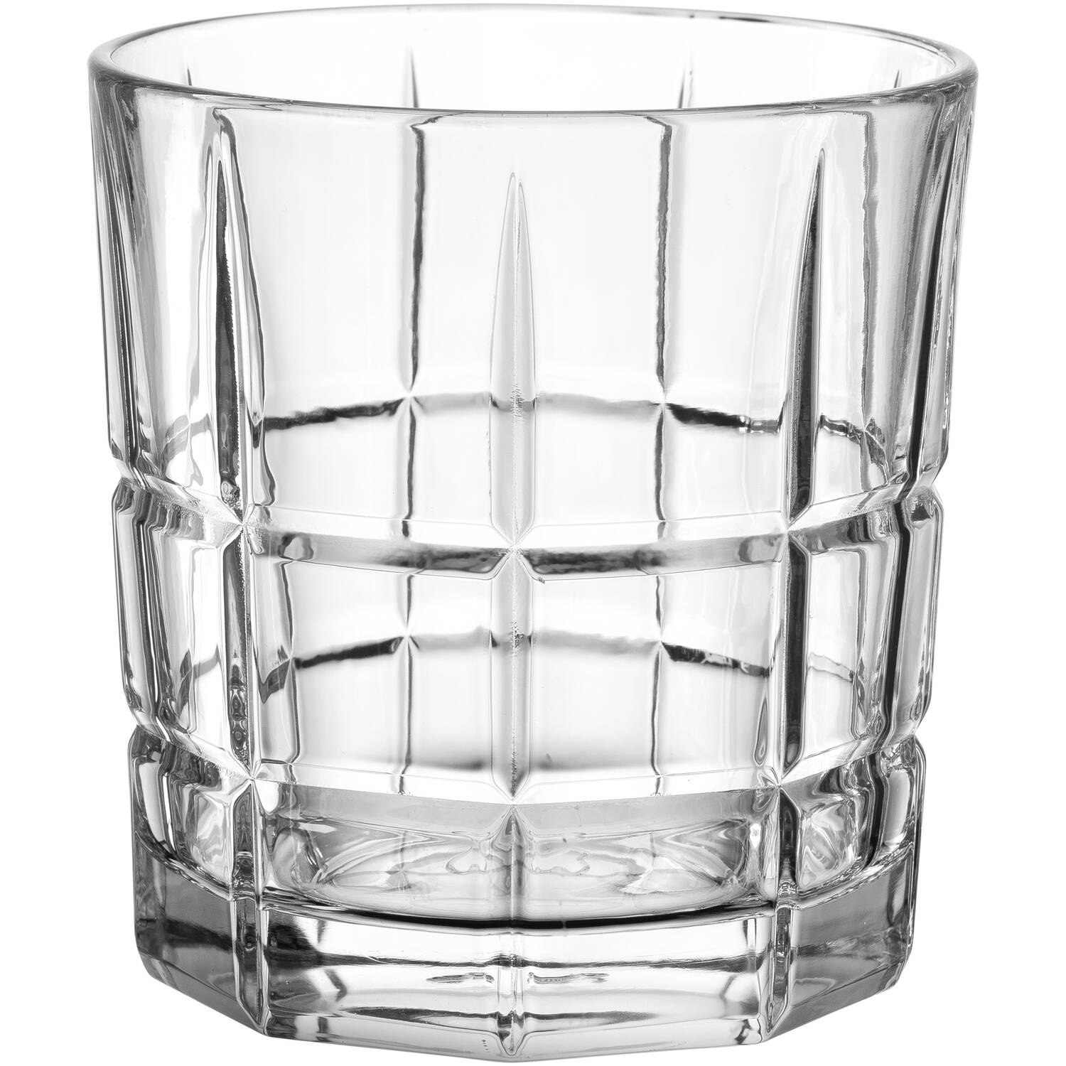 Spiritii nova lot de 4 verres taillés tumbler à whisky 35 cl - leonardo