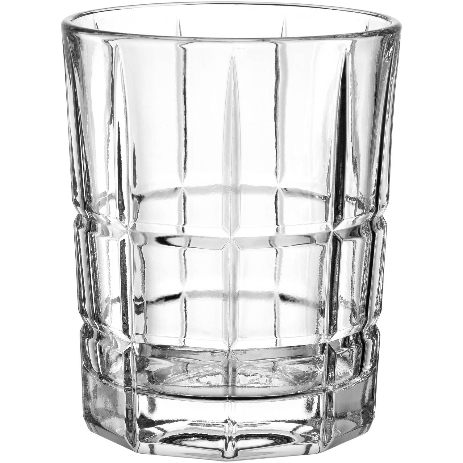 Spiritii nova lot de 4 verres taillés tumbler à whisky 30 cl - leonardo