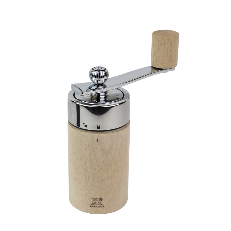 Isen moulin manuel a manivelle pour muscade en bois naturel 15 cm - peugeot saveurs 